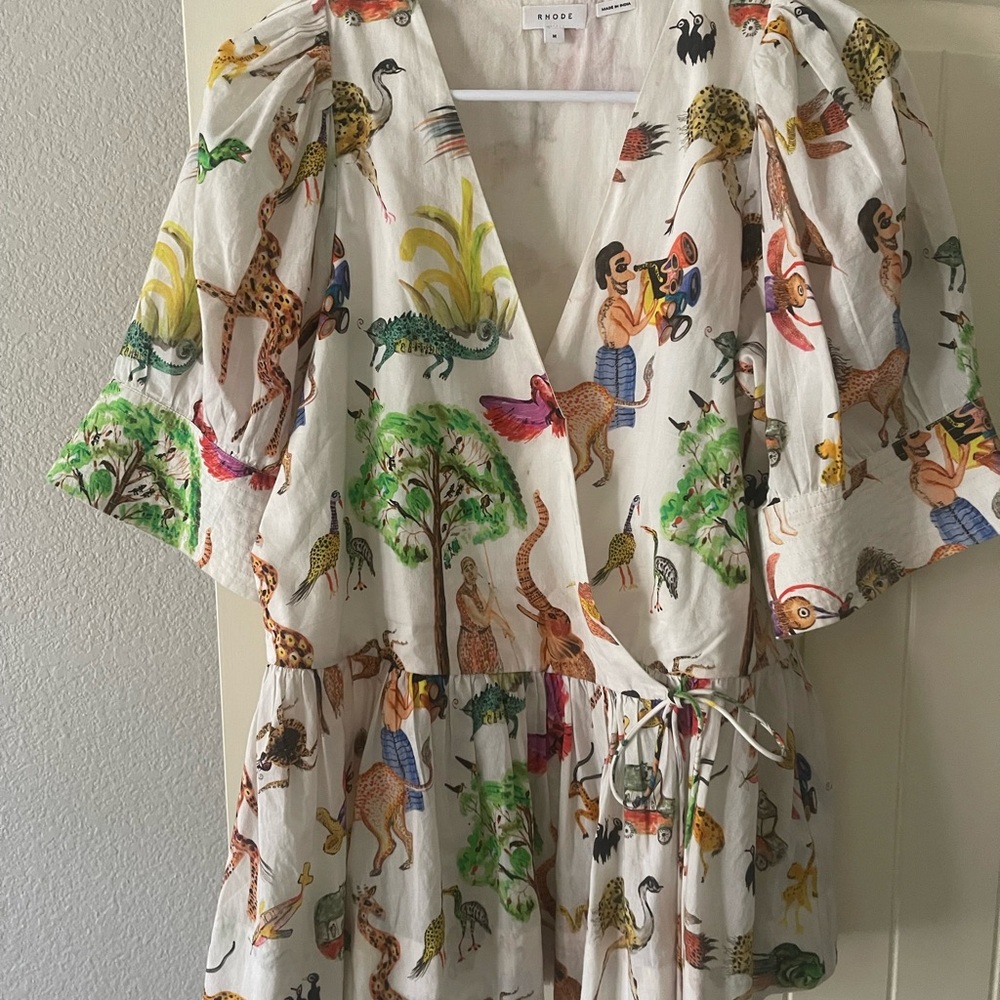 RHODE Vintage 70’s Animal side tie top MED - Picture 8 of 8